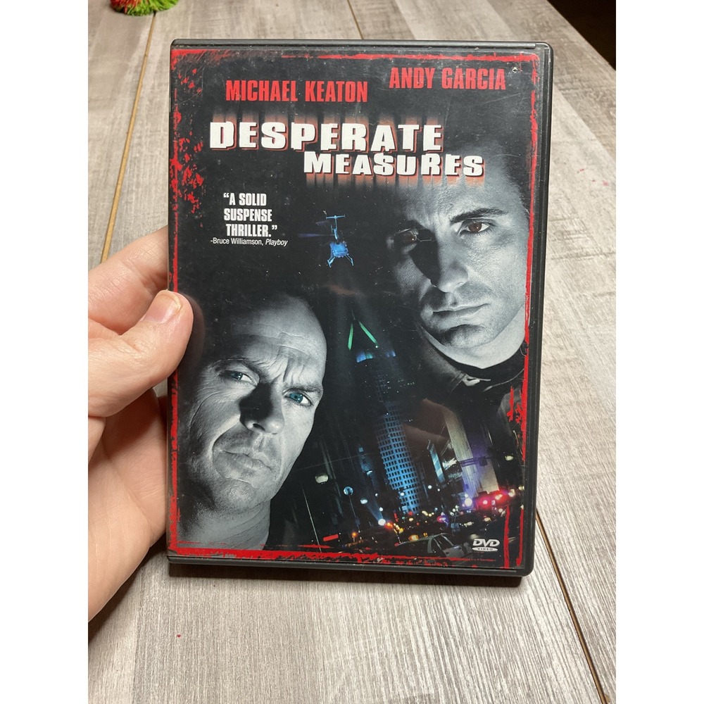 Desperate Measures DVD Michael Keaton Andy Garcia 1998 Action Thriller Movie